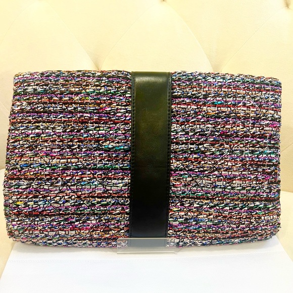 Chanel Multicolor Tweed/Leather Clutch - Picture 5 of 8